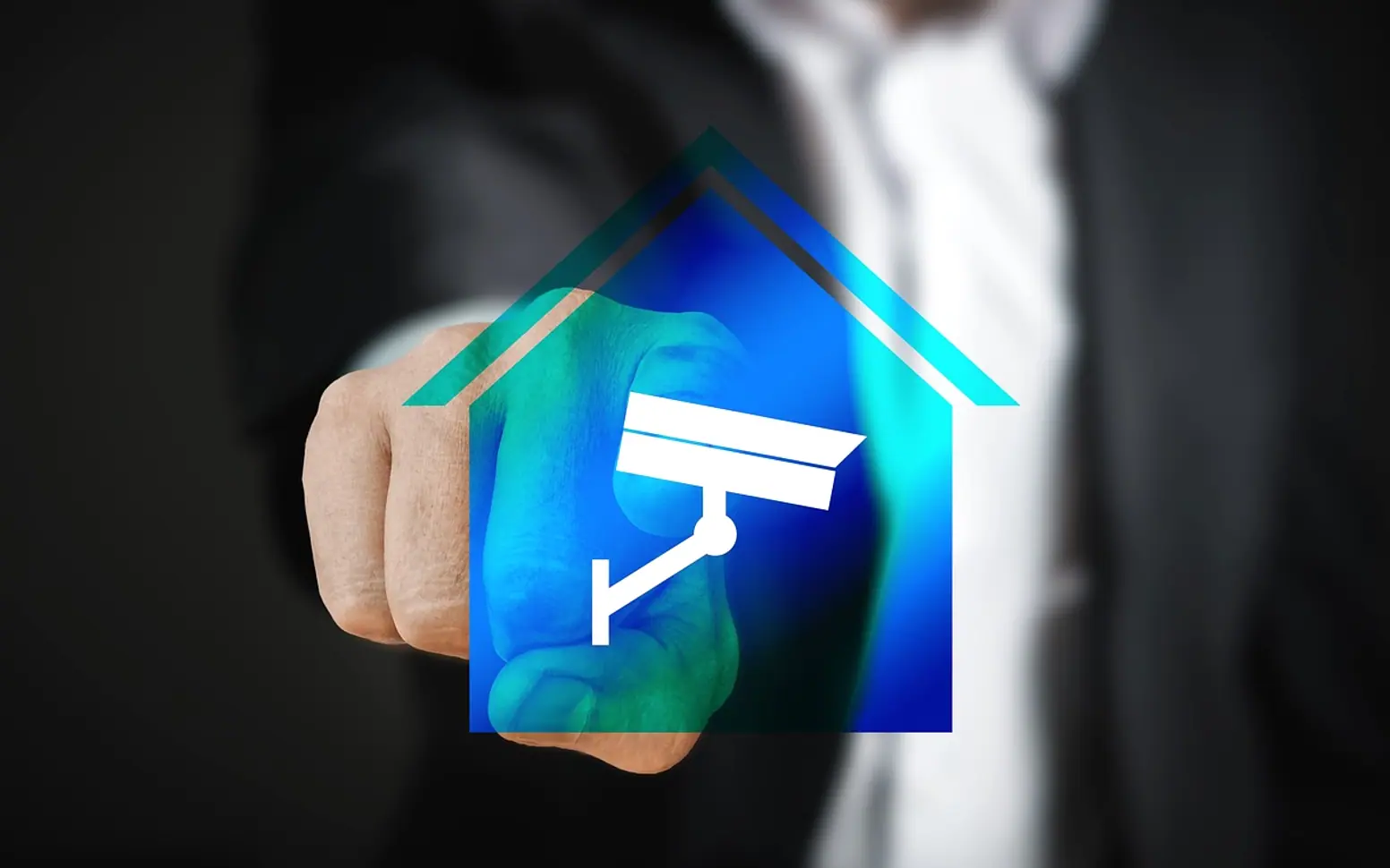Smart home, house and technology touch screen